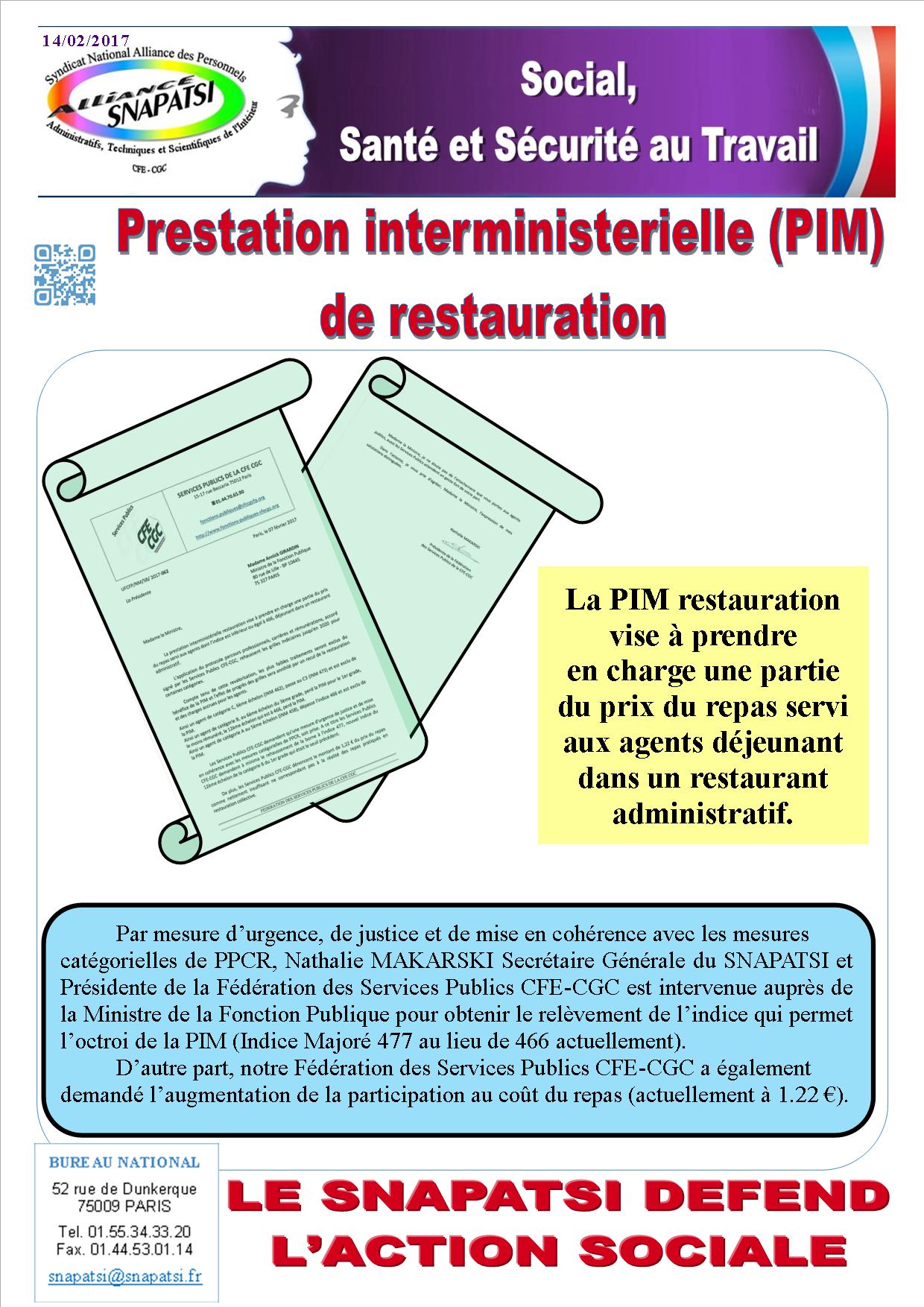 Tract Social sur la PIM