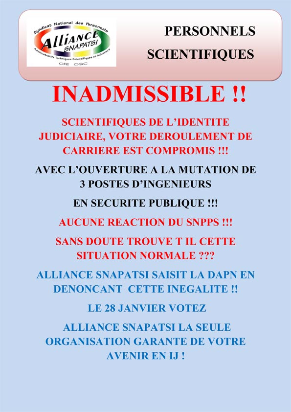 Tract Ouverture Postes Scientifiques