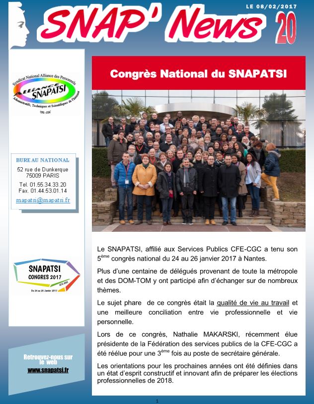 SNAP Congrès national