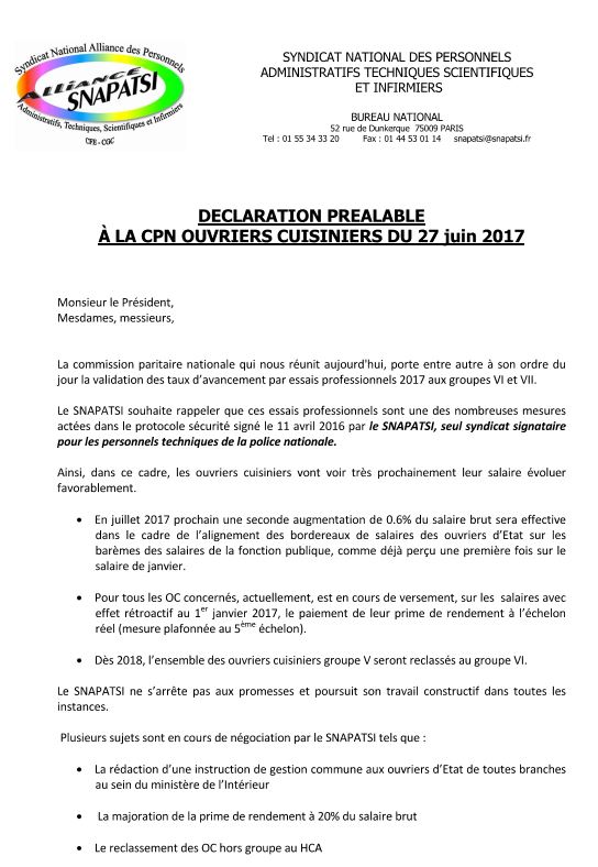 déclaration préalable CPN OC