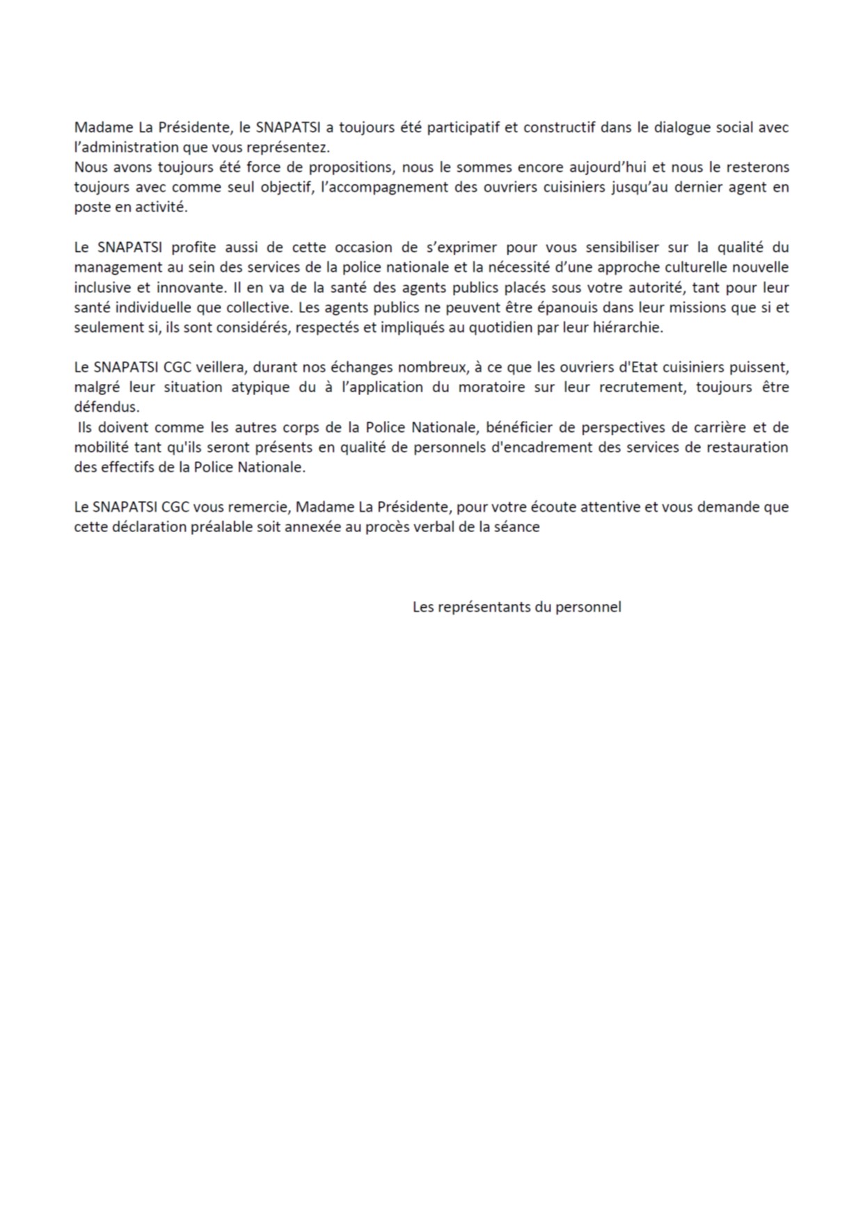 Déclaration préalable à la CPN OC du 24 02 2021 partie 2