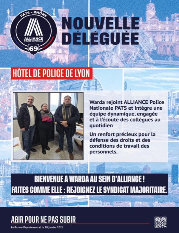 PATS 69 LYON NOUVELLE DELEGUEE