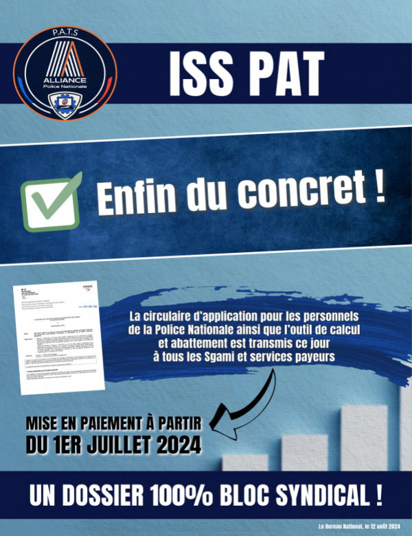 ISS PAT enfin du concret