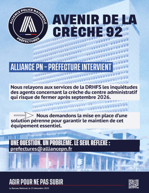 PREFECTURE 92 AVENIR DE LA CRECHE