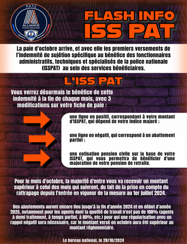 FLASH INFO ISS PAT