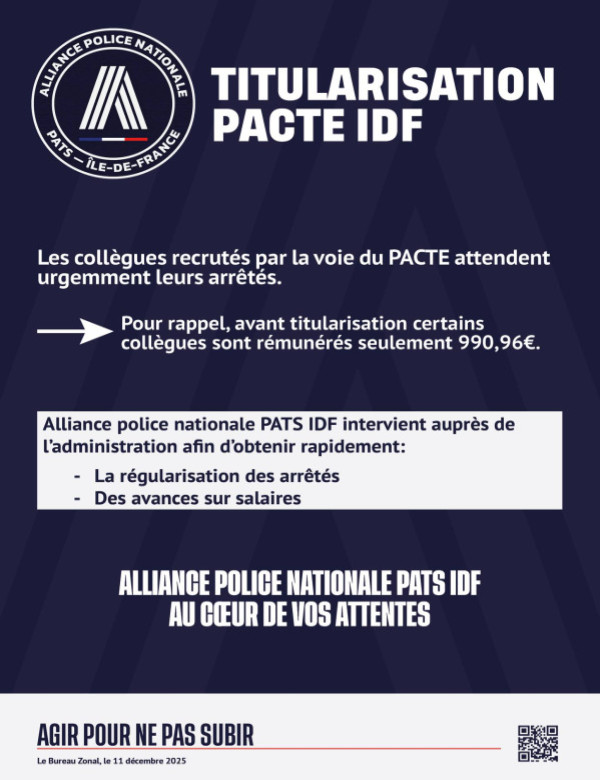 TITULARISATION PACTE IDF